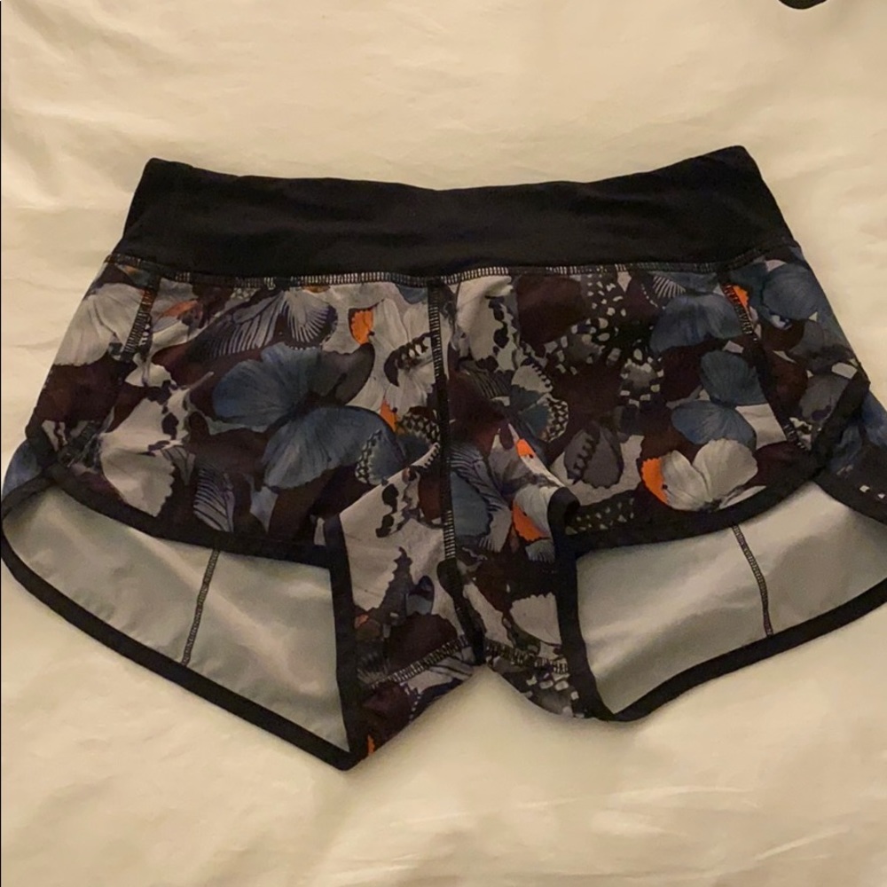 LULULEMON butterfly shorts